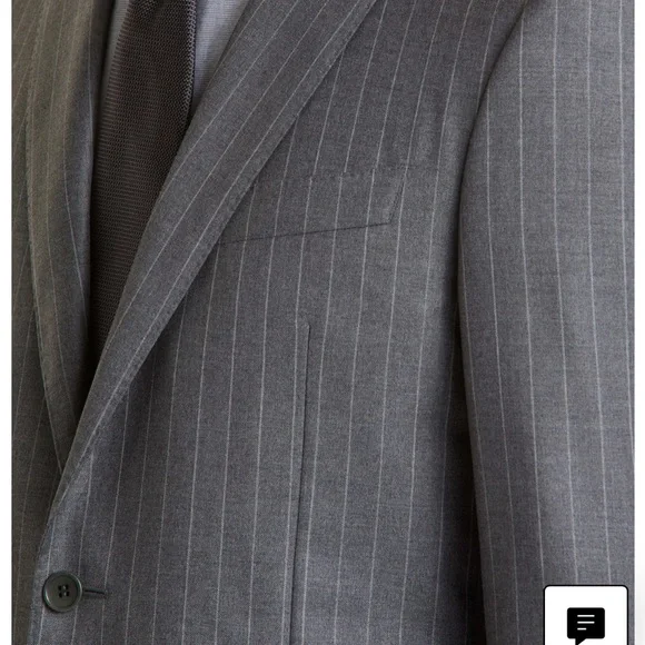 Milano stripe wool canali suit